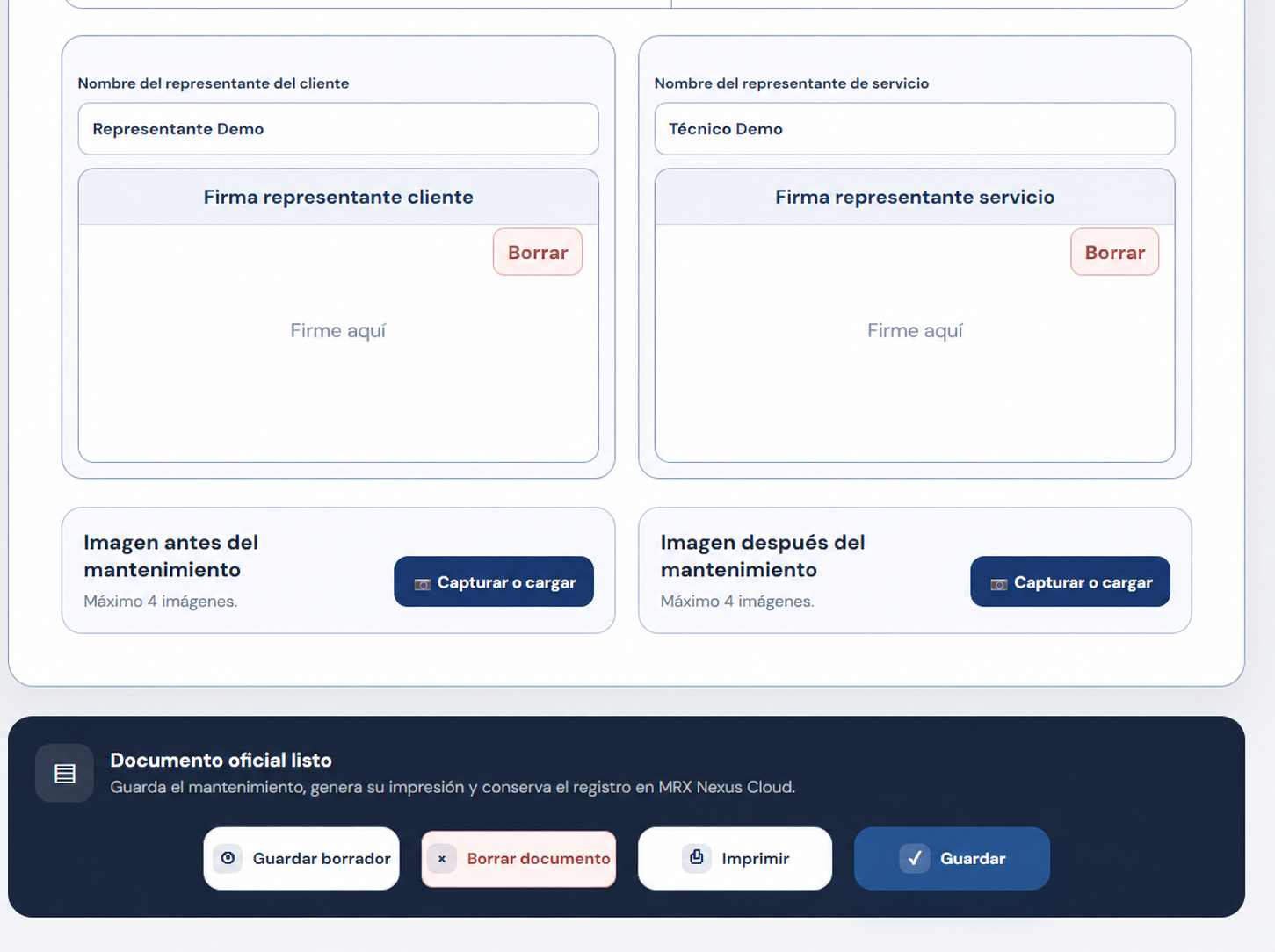 Complete y valide el trabajo